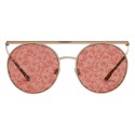 Giorgio Armani - Catwalk - Catwalk Sunglasses with Floral Lenses - Gold Rose - Sunglasses - Giorgio Armani Eyewear