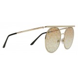 Giorgio Armani - Catwalk - Catwalk Sunglasses with Floral Lenses - Gold Yellow - Sunglasses - Giorgio Armani Eyewear