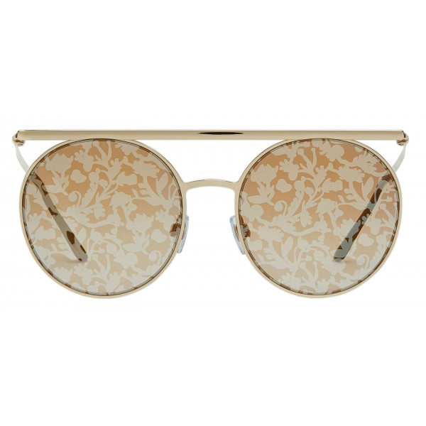 Giorgio Armani - Catwalk - Catwalk Sunglasses with Floral Lenses - Gold Yellow - Sunglasses - Giorgio Armani Eyewear