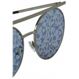 Giorgio Armani - Catwalk - Catwalk Sunglasses with Floral Lenses - Grey - Sunglasses - Giorgio Armani Eyewear