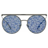 Giorgio Armani - Catwalk - Catwalk Sunglasses with Floral Lenses - Grey - Sunglasses - Giorgio Armani Eyewear