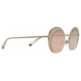 Giorgio Armani - Double Circle - Sunglasses with Double Circle Frame - Grey - Sunglasses - Giorgio Armani Eyewear
