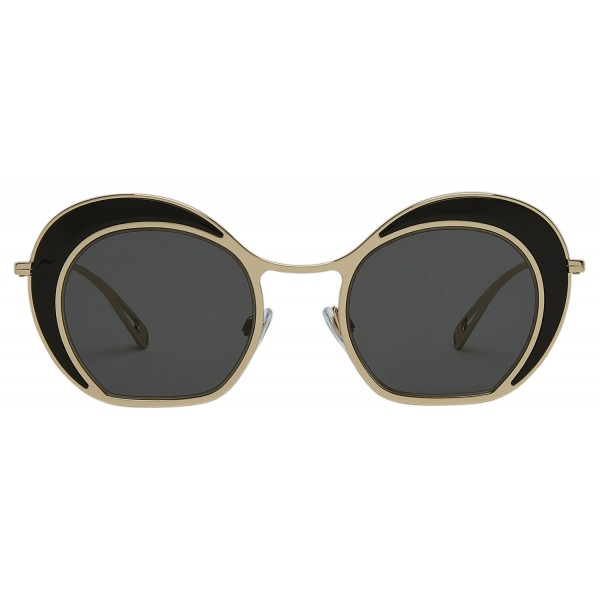 Giorgio Armani - Double Circle - Sunglasses with Double Circle Frame - Gold - Sunglasses - Giorgio Armani Eyewear