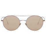 Giorgio Armani - Round Frame - Metal Round Frame Sunglasses - Brown - Sunglasses - Giorgio Armani Eyewear