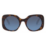 Giorgio Armani - Applicazione Logata - Occhiali da Sole con Logati - Blu - Occhiali da Sole - Giorgio Armani Eyewear
