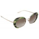 Giorgio Armani - Retrò - Metal Sunglasses with Gradient Lenses - Green - Sunglasses - Giorgio Armani Eyewear