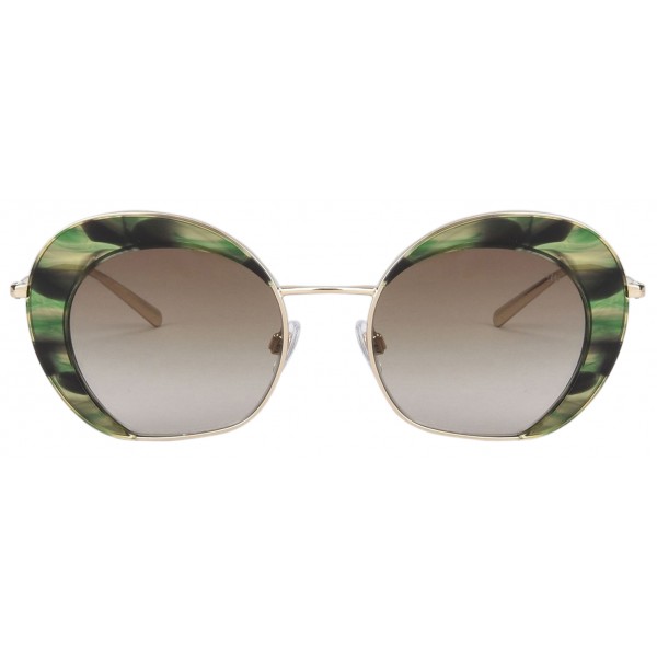 Giorgio Armani - Retrò - Metal Sunglasses with Gradient Lenses - Green - Sunglasses - Giorgio Armani Eyewear