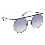 Giorgio Armani - Double Bridge - Metal Sunglasses with Gradient Lenses - Blue - Sunglasses - Giorgio Armani Eyewear