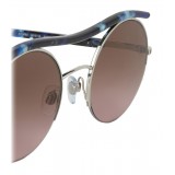 Giorgio Armani - Wavy Catwalk - Sunglasses with Corrugated Tubular - Blue - Sunglasses - Giorgio Armani Eyewear