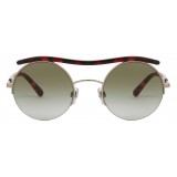 Giorgio Armani - Catwalk Ondulati - Occhiali da Sole con Tubolare Ondulato - Rosso - Occhiali da Sole - Giorgio Armani Eyewear