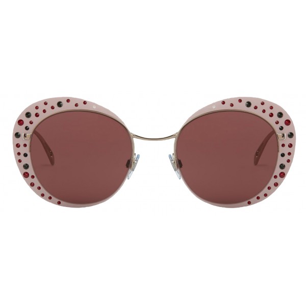 Giorgio Armani - Catwalk Crystal - Occhiali da Sole Open Lenses - Rosa Antico - Occhiali da Sole - Giorgio Armani Eyewear