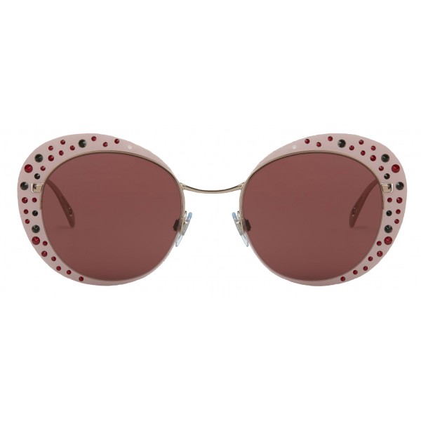Giorgio Armani - Crystal Catwalk - Sunglasses with Open Lenses - Ancient Rose - Sunglasses - Giorgio Armani Eyewear