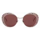 Giorgio Armani - Catwalk Crystal - Occhiali da Sole Open Lenses - Rosa Antico - Occhiali da Sole - Giorgio Armani Eyewear