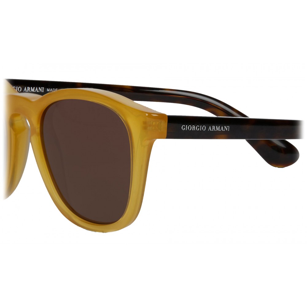 Giorgio Armani Bi Color Sunglasses With Bi Color Frame Brown Sunglasses Giorgio Armani 