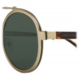 Giorgio Armani - Catwalk - Catwalk Sunglasses with Round Lenses - Gold - Sunglasses - Giorgio Armani Eyewear