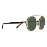 Giorgio Armani - Catwalk - Catwalk Sunglasses with Round Lenses - Gold - Sunglasses - Giorgio Armani Eyewear