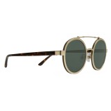 Giorgio Armani - Catwalk - Occhiali da Sole Catwalk con Lenti Tonde - Oro - Occhiali da Sole - Giorgio Armani Eyewear