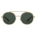 Giorgio Armani - Catwalk - Catwalk Sunglasses with Round Lenses - Gold - Sunglasses - Giorgio Armani Eyewear