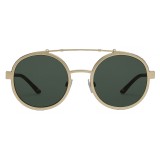 Giorgio Armani - Catwalk - Occhiali da Sole Catwalk con Lenti Tonde - Oro - Occhiali da Sole - Giorgio Armani Eyewear