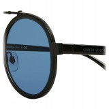 Giorgio Armani - Catwalk - Occhiali da Sole Catwalk con Lenti Tonde - Nero - Occhiali da Sole - Giorgio Armani Eyewear