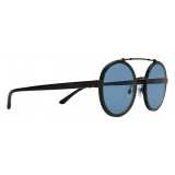 Giorgio Armani - Catwalk - Occhiali da Sole Catwalk con Lenti Tonde - Nero - Occhiali da Sole - Giorgio Armani Eyewear