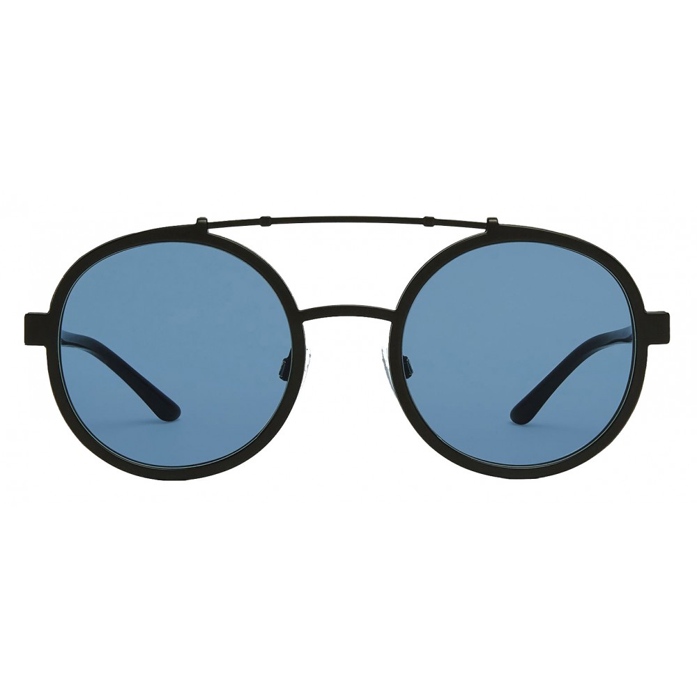 Desværre Lys Amfibiekøretøjer Giorgio Armani - Catwalk - Catwalk Sunglasses with Round Lenses - Black -  Sunglasses - Giorgio Armani Eyewear - Avvenice