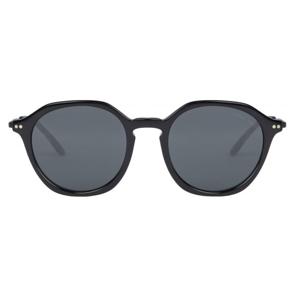 Giorgio Armani - Bi Material - Sunglasses with Fantasy Terminals - Black - Sunglasses - Giorgio Armani Eyewear