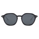 Giorgio Armani - Bi Materiale - Occhiali da Sole con Terminali a Fantasia - Nero - Occhiali da Sole - Giorgio Armani Eyewear