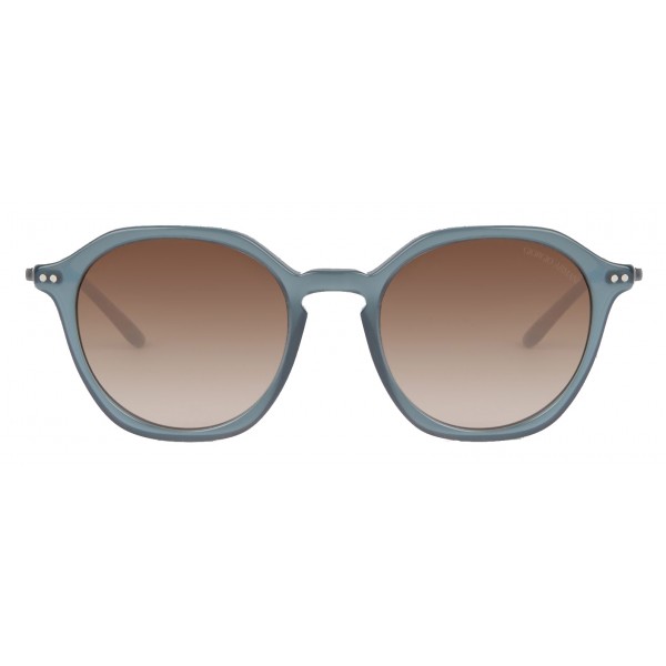 Giorgio Armani - Bi Material - Sunglasses with Fantasy Terminals - Brown - Sunglasses - Giorgio Armani Eyewear