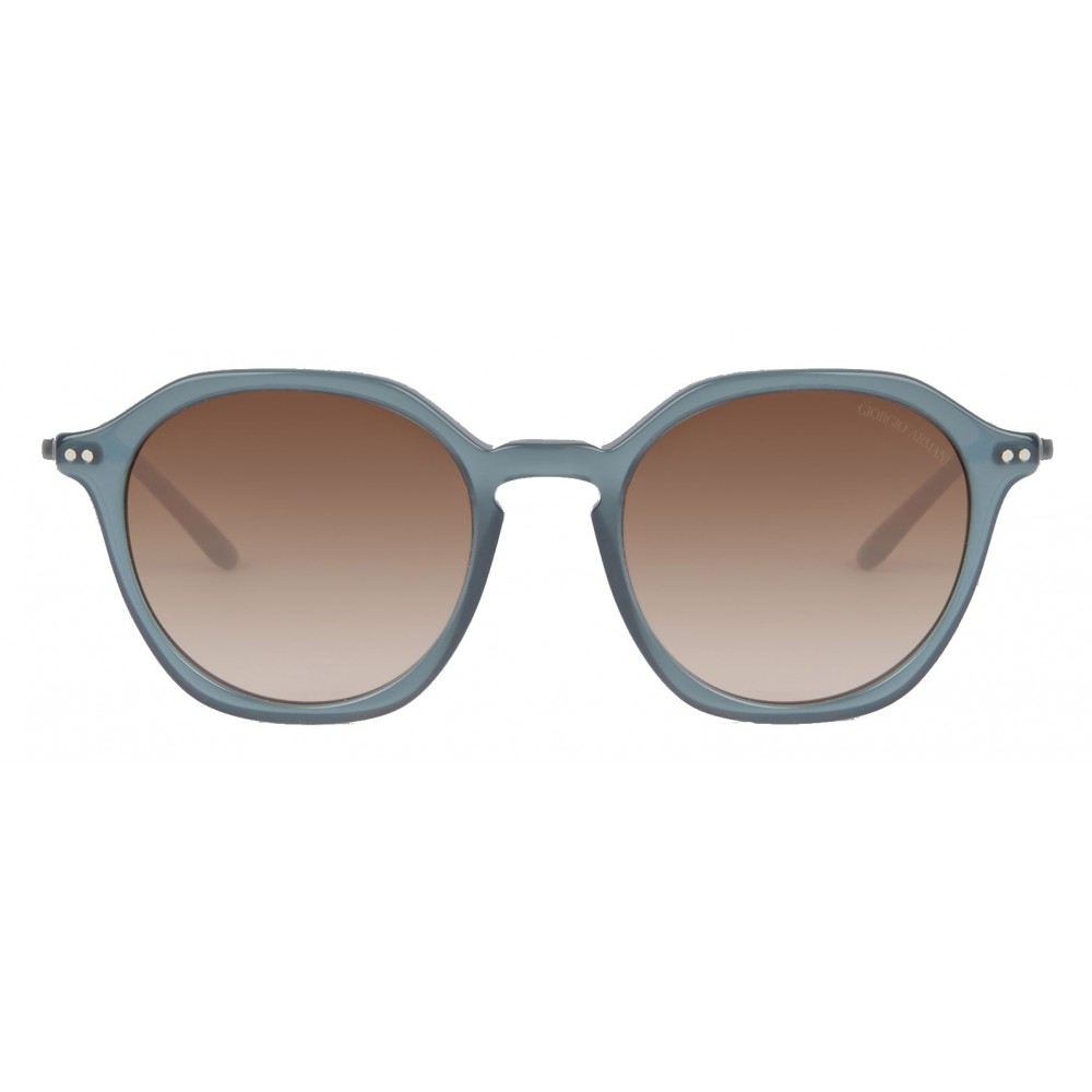 Giorgio Armani Bi Material Sunglasses With Fantasy Terminals Brown Sunglasses Giorgio 