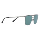 Giorgio Armani - Timeless - Occhiali da Sole con Montatura in Metallo - Grigio - Occhiali da Sole - Giorgio Armani Eyewear