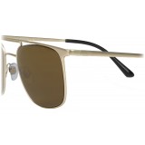 Giorgio Armani - Timeless - Occhiali da Sole con Montatura in Metallo - Marrone - Occhiali da Sole - Giorgio Armani Eyewear