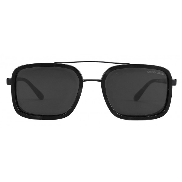 Giorgio Armani - Catwalk - Occhiali da Sole Catwalk con Aste Ripiegabili - Nero - Occhiali da Sole - Giorgio Armani Eyewear