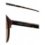 Giorgio Armani - Retrò - Metal Sunglasses with Metal Frame - Brown - Sunglasses - Giorgio Armani Eyewear