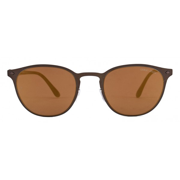 Giorgio Armani - Retrò - Metal Sunglasses with Metal Frame - Brown - Sunglasses - Giorgio Armani Eyewear