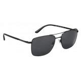Giorgio Armani - Essential - Sunglasses with Metal Frame - Anthracite - Sunglasses - Giorgio Armani Eyewear