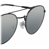 Giorgio Armani - Montatura Tonda - Occhiali da Sole Rotondi in Metallo - Grigio Scuro - Giorgio Armani Eyewear