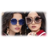 Dolce & Gabbana - Occhiale da Sole in Metallo Dorato - Oro - Gioiello - Occhiali da Sole - Dolce & Gabbana Eyewear