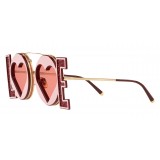 Dolce & Gabbana - Sunglasses in Gold Metal - Gold - Jewel - Sunglasses - Dolce & Gabbana Eyewear