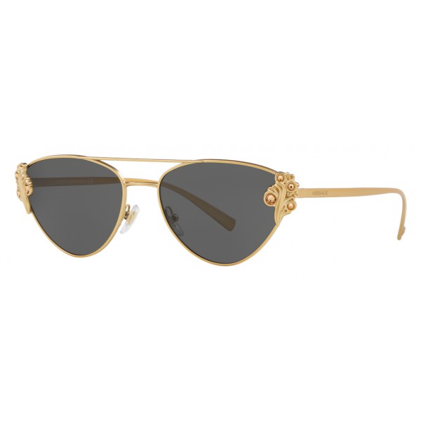 Versace - Occhiale da Sole Versace Baroccomania - Nero Oro - Occhiali da Sole - Versace Eyewear