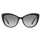 Versace - Occhiale da Sole Versace Cat Eye Medusina - Neri - Occhiali da Sole - Versace Eyewear