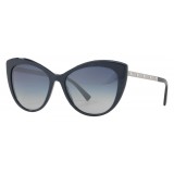 Versace - Occhiale da Sole Versace Cat Eye Medusina - Blu - Occhiali da Sole - Versace Eyewear