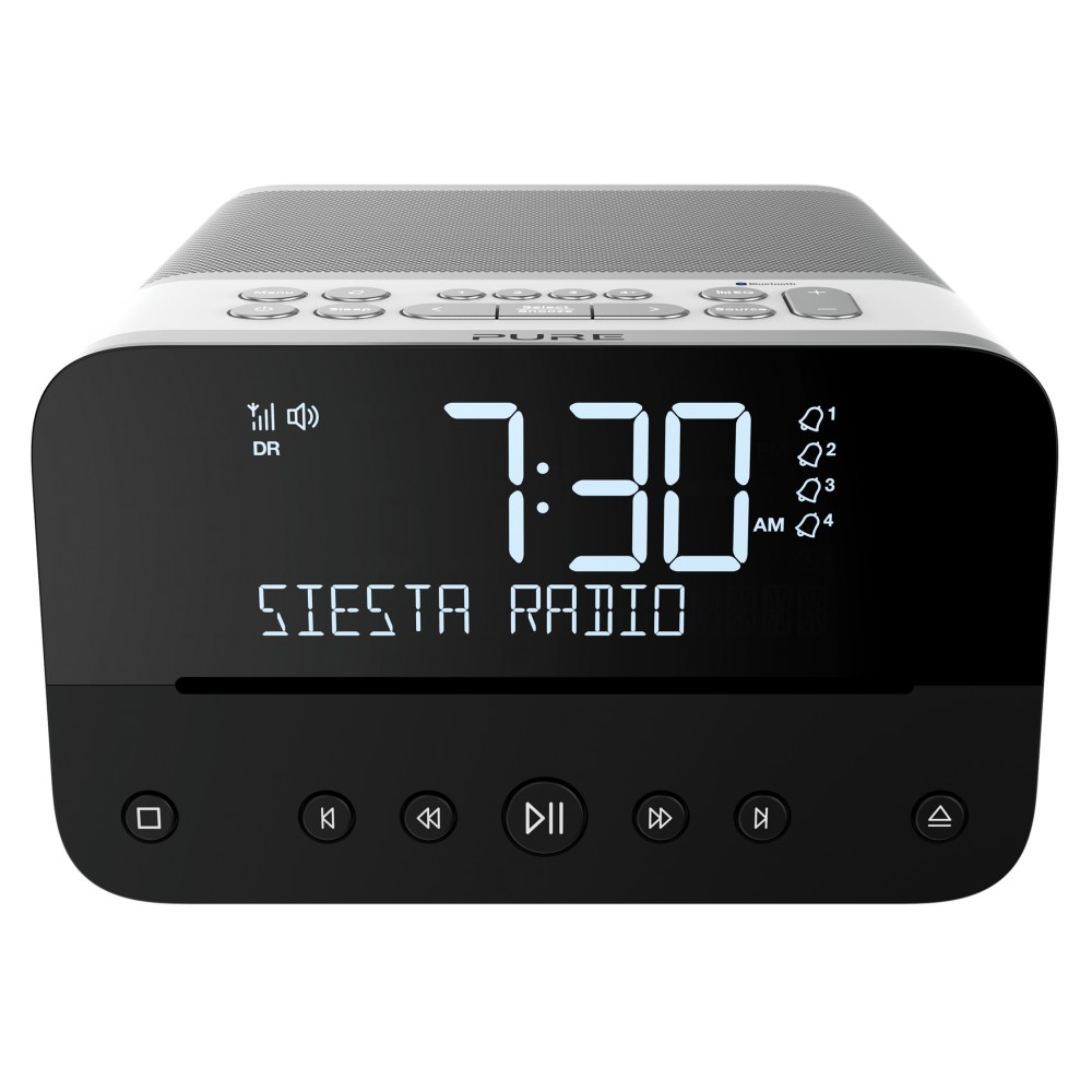 DAB+/DAB/FM Pure Siesta Home Compact Music System Digital Radio Alarm Clock 