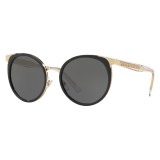 Versace - Sunglasses Versace Greek Sheer - Black Silver Gold - Sunglasses - Versace Eyewear