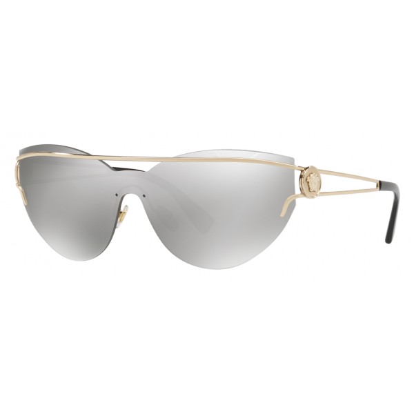 versace sunglasses silver mirror