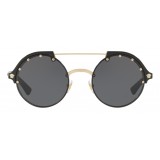 Versace - Sunglasses Versace Frenergy Round - Black - Sunglasses - Versace Eyewear