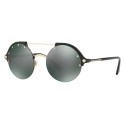 Versace - Sunglasses Versace Frenergy Round - Black Mirrored - Sunglasses - Versace Eyewear
