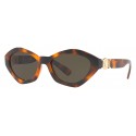 Versace - Occhiale da Sole Versace Hexad Signature - Havana - Occhiali da Sole - Versace Eyewear