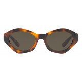 Versace - Occhiale da Sole Versace Hexad Signature - Havana - Occhiali da Sole - Versace Eyewear