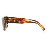 Versace - Occhiale da Sole Versace Clear Medusa - Havana - Occhiali da Sole - Versace Eyewear